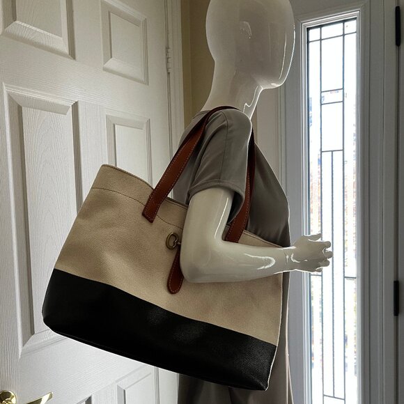 Fossil Large Tote - Coated Canvas - Picture 17 of 17